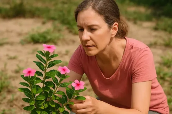 Vinca cresce mais em solo seco e calor — veja como aproveitar isso