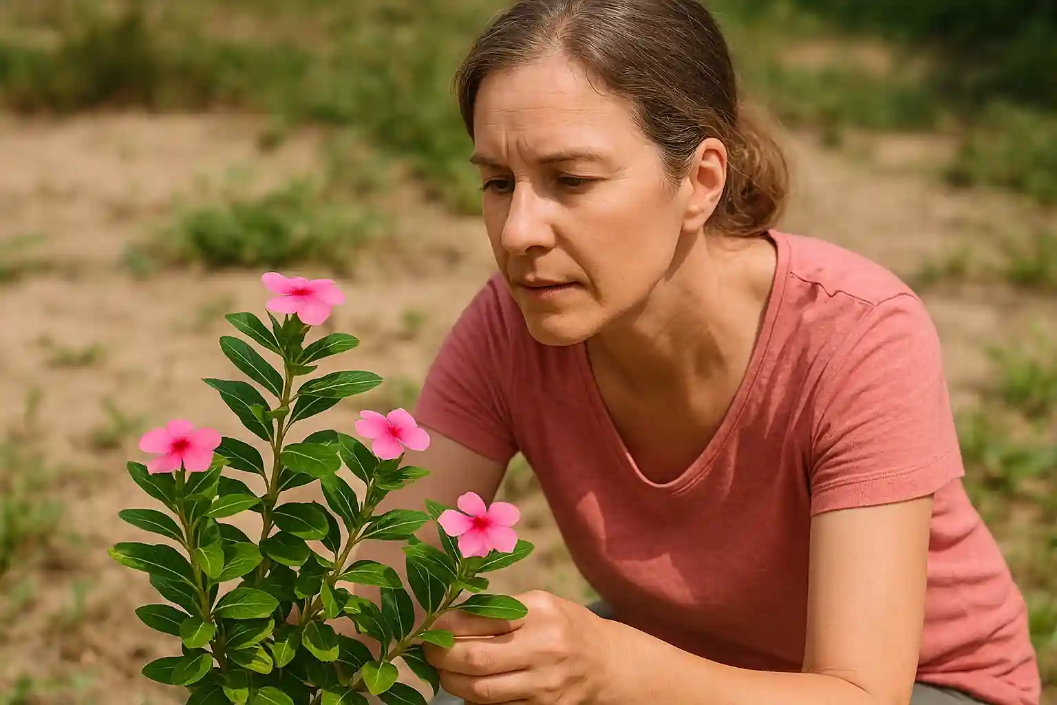 Vinca cresce mais em solo seco e calor — veja como aproveitar isso