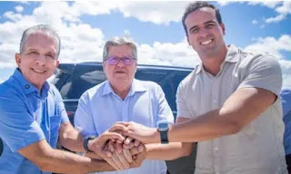 Lucas Ribeiro, João Azevedo e Nabor Wanderley. Falta Mersinho? - Por Gildo Araújo