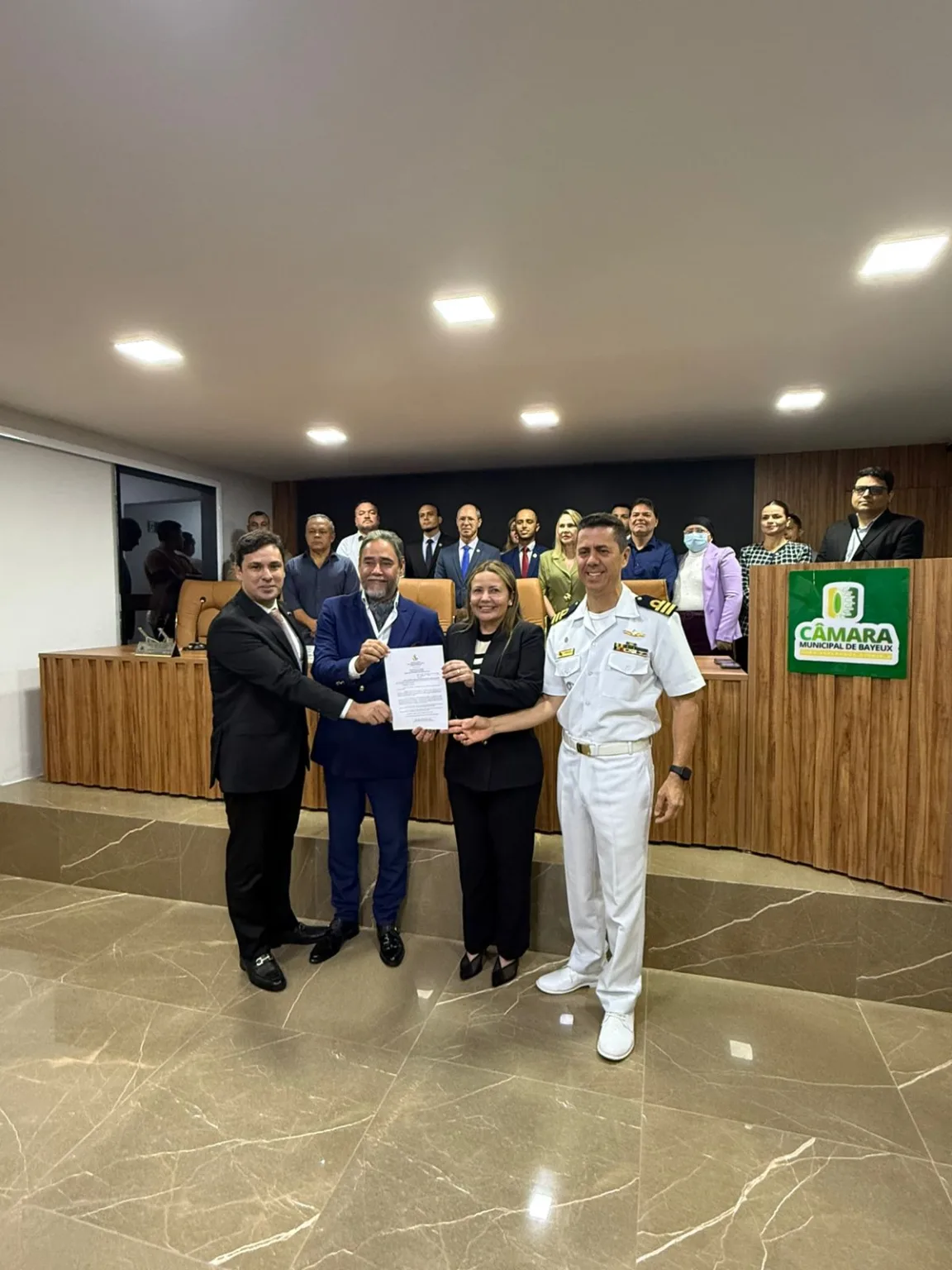 Câmara de Bayeux realiza ato de sanção da Lei de Promoção à Cultura Oceânica; presidente Adriano Martins é autor da iniciativa