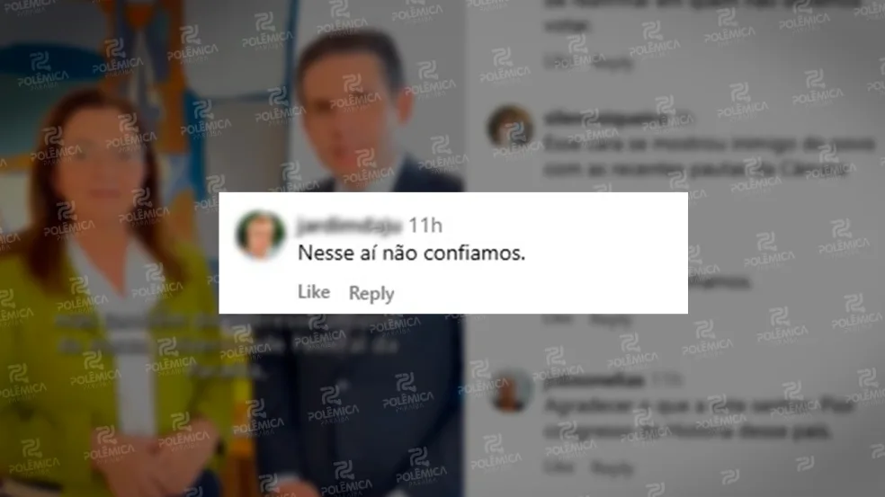 "Nesse aí não confiamos" chuva de críticas nos comentários de postagem da UFPB com Hugo Motta