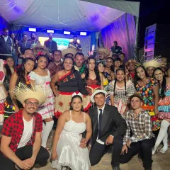 Quadrilha Arraiá do Ahu presta homenagem ao sanfoneiro Manquinho em Serra Branca