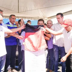 Lucas Ribeiro participa da inauguração do Ramal de Desterro e celebra chegada da água no Sertão do Pajeú
