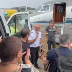 Cícero desembarca em Natal e segue para João Pessoa, onde concederá entrevista coletiva