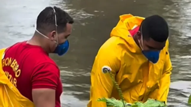 Corpo sem identificação é resgatado no Rio Jaguaribe, em João Pessoa