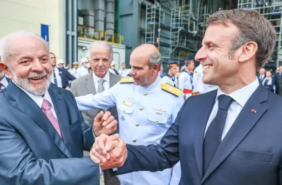 Foto: Emmanuel Macron Ricardo Stuckert/PR