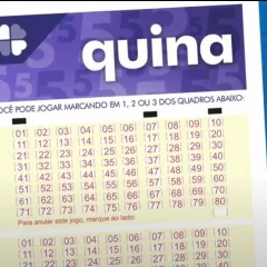 Quina acumula e prêmio chega a R$ 15 milhões; veja dezenas sorteadas
