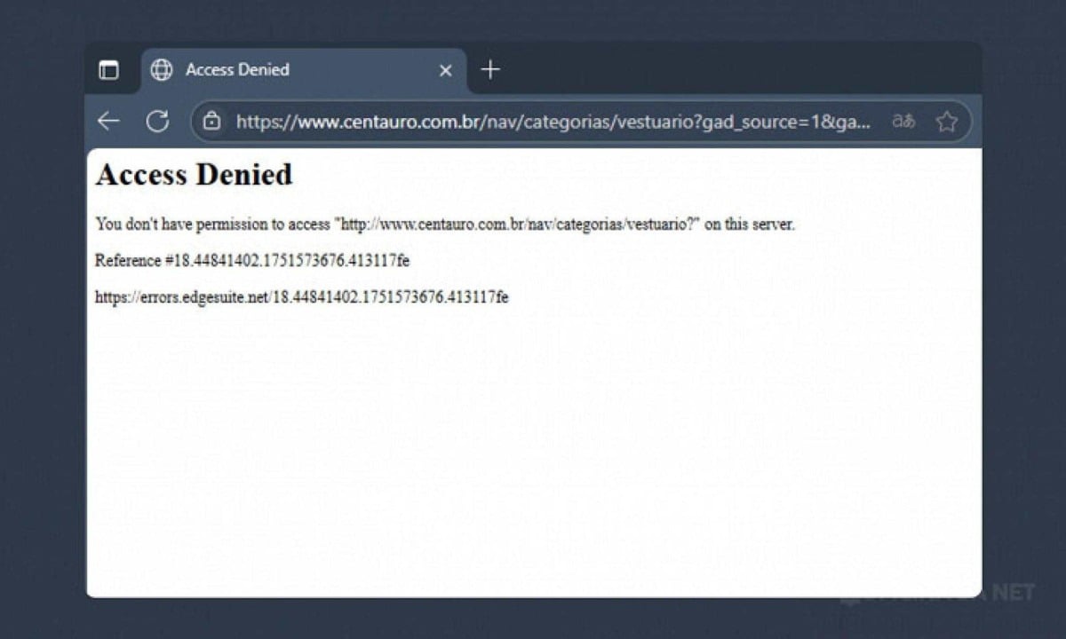 Reprodução da internet Reprodução da internet