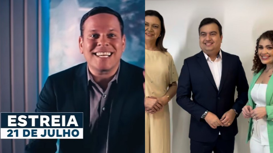 Corrida pela audiência: Danilo Alves estreia na TV Correio e Paulo Neto na TV Norte no mesmo horário; confira