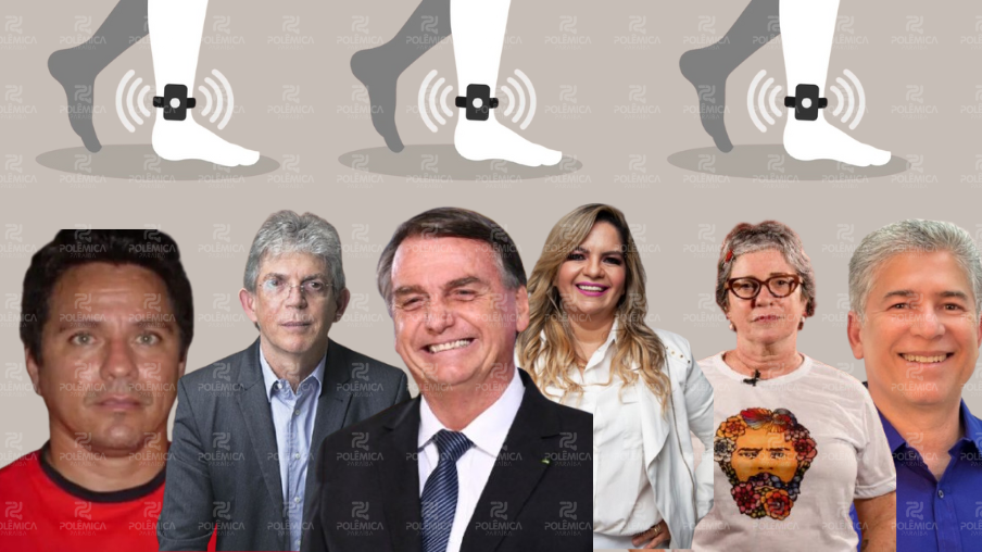 Com Bolsonaro usando tornozeleira eletrônica, relembre os políticos paraibanos que também foram monitorados pela Justiça e as operações que os envolveram