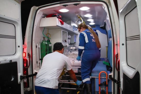 Saúde da Paraíba realiza transferência terrestre de recém-nascida com cardiopatia internada em hospital de Pernambuco