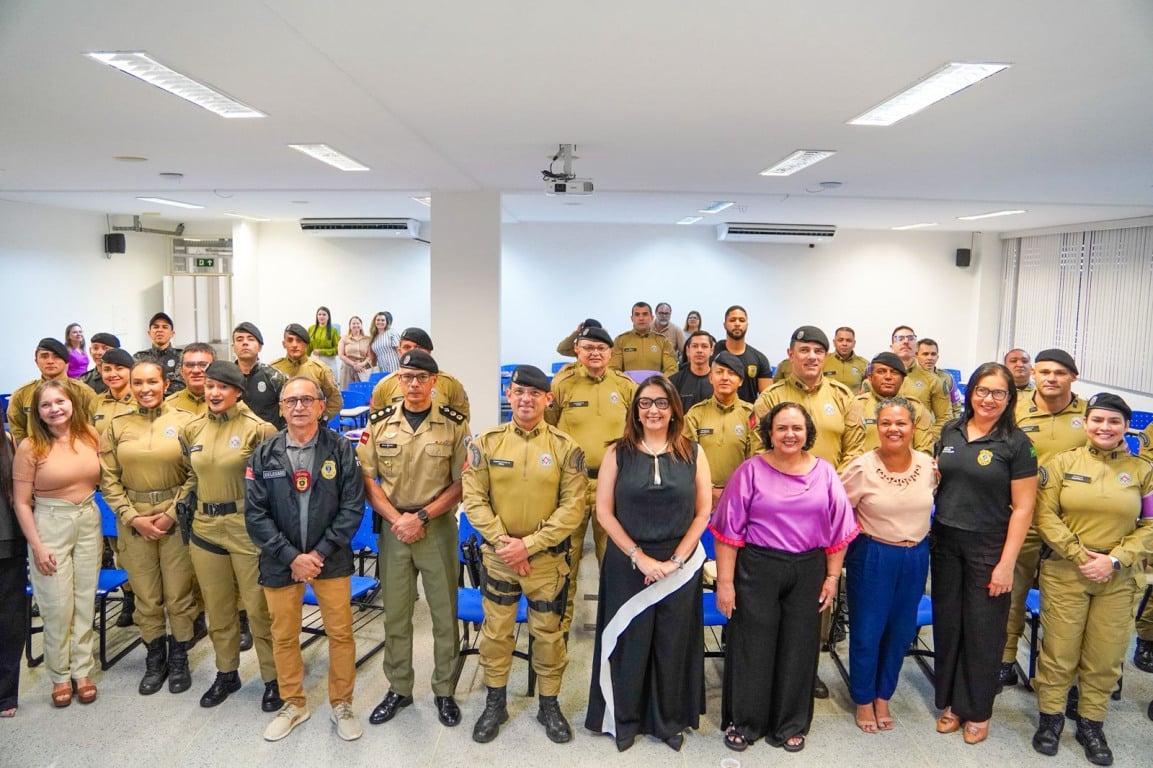Francisca Motta celebra início da formação da Patrulha Maria da Penha em Patos, após dois anos de luta pela implantação