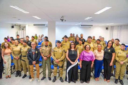 Francisca Motta celebra início da formação da Patrulha Maria da Penha em Patos, após dois anos de luta pela implantação