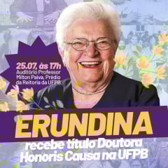 Deputada Luiza Erundina estará na Paraíba para receber título de Doutora Honoris Causa pela UFPB