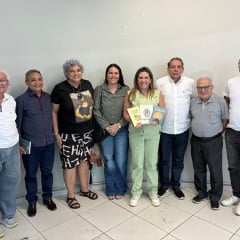 Prefeita Corrinha Delfino recebe diretoria da ACAL e renova parceria com entidade que reúne artistas e escritores