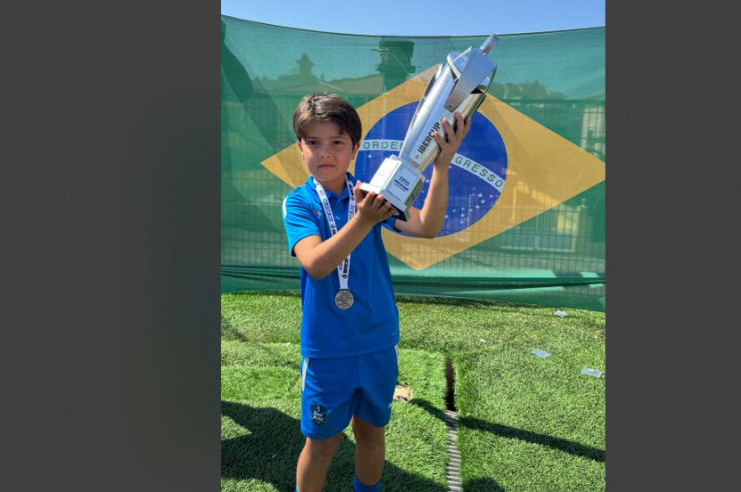 Atleta mirim da Paraíba ganha título mundial na Copa Ibercup Europa 2025