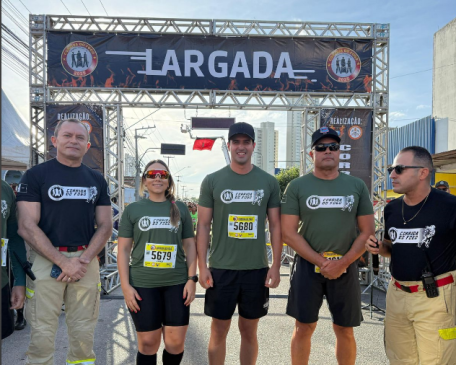 Lucas Ribeiro participa da Corrida do Fogo em Campina Grande e destaca promoção da saúde, solidariedade e valorização dos Bombeiros