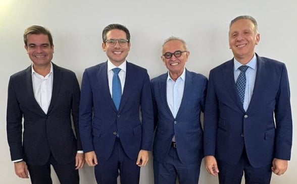Cícero Lucena reforça articulações para 2026 após reunião com Hugo Motta e Aguinaldo: “Seguimos debatendo o melhor nome para o governo”