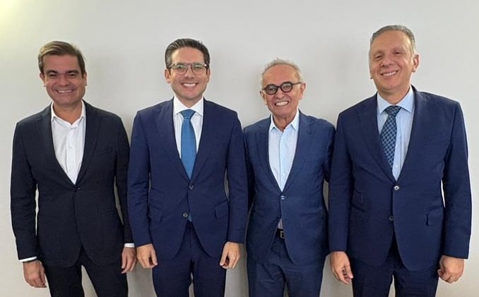Cícero Lucena reforça articulações para 2026 após reunião com Hugo Motta e Aguinaldo: “Seguimos debatendo o melhor nome para o governo”