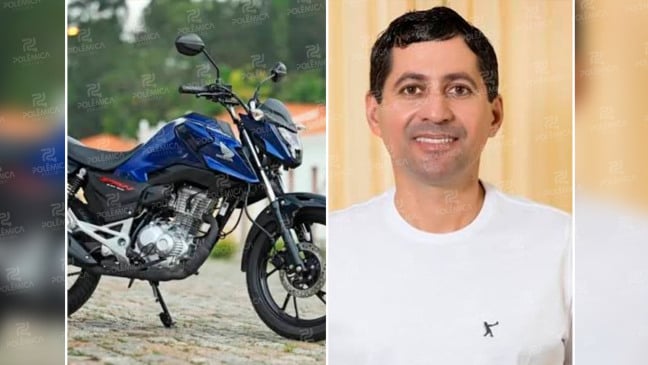 FARRA COM DINHEIRO PÚBLICO: Prefeito de Cuité de Mamanguape aluga moto por valor que daria para comprar quatro