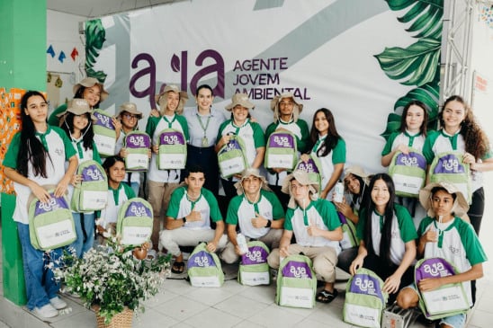 Rafaela Camaraense fortalece interiorização da política ambiental com entrega de mais de 500 kits do AJA