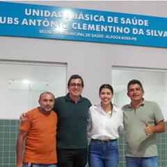 Maria Porto reforça articulações políticas e participa de inauguração de UBS em Alagoa Nova