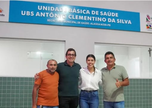 Maria Porto reforça articulações políticas e participa de inauguração de UBS em Alagoa Nova