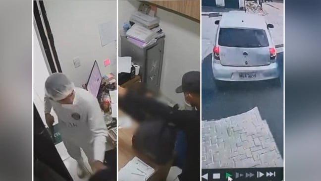 R$ 100 mil levados: assaltantes atacam supermercado nos Bancários e fogem em carro roubado; veja vídeo