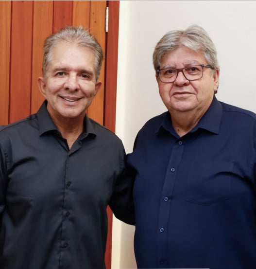 Prefeito Nabor se reúne com o governador João Azevedo, na Granja Santana