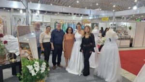 Ateliê promove desfile de noivas nos corredores da Multifeira Brasil Mostra Brasil