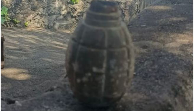 Granada ofensiva é encontrada em praça na Região Metropolitana de João Pessoa