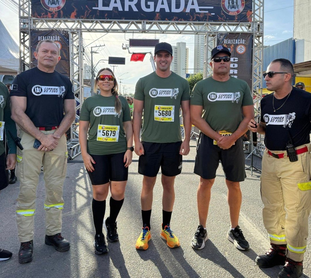 Lucas Ribeiro participa da Corrida do Fogo em Campina Grande e destaca promoção da saúde, solidariedade e valorização dos Bombeiros