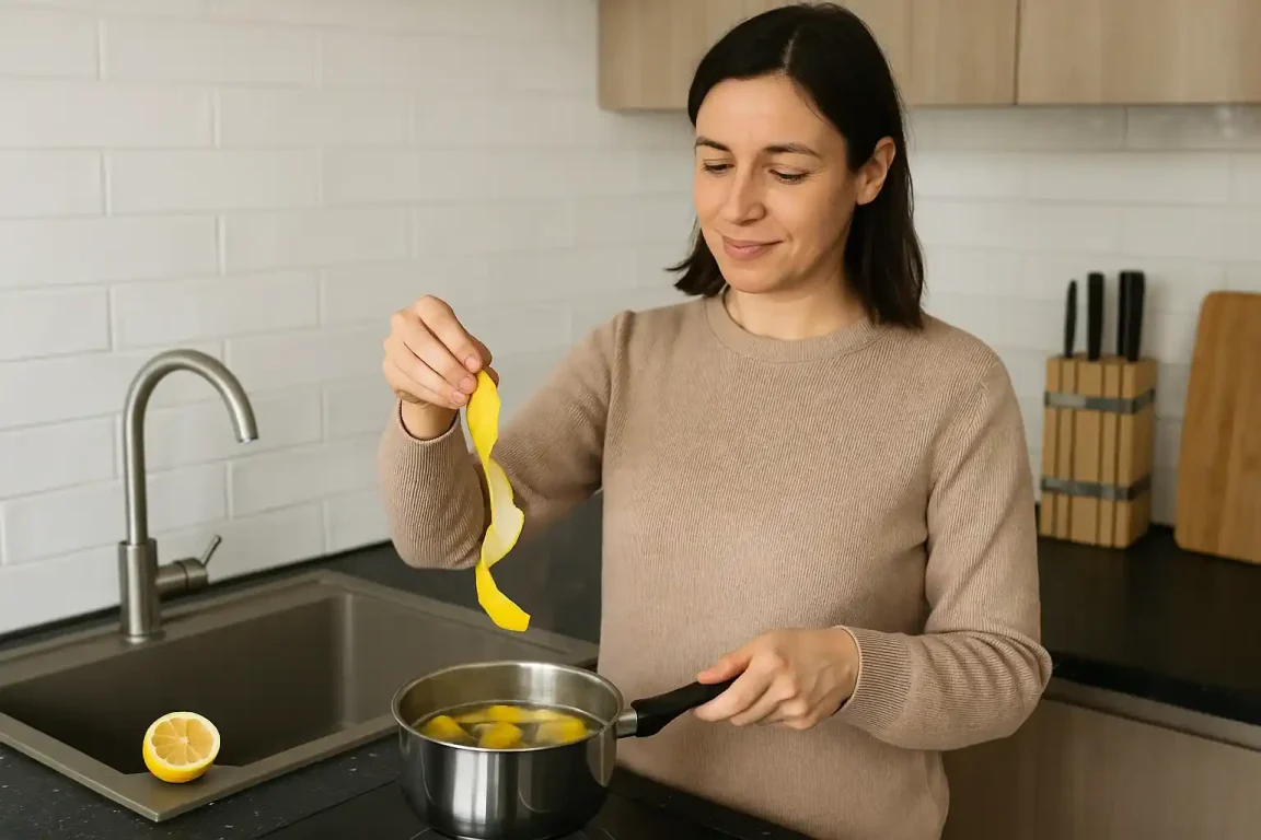 Truque com casca de limão elimina cheiro de peixe da cozinha