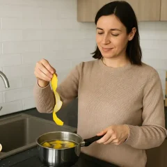 Truque com casca de limão elimina cheiro de peixe da cozinha