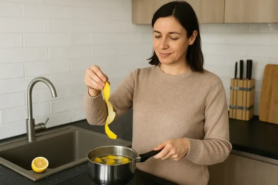 Truque com casca de limão elimina cheiro de peixe da cozinha