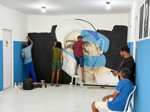 Arte e Autoestima: Prefeitura de Patos realiza oficina de pintura e grafite para os usuários do Centro POP