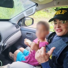Criança de 4 anos foge de casa e é resgatada pela PRF ao tentar atravessar a BR-230