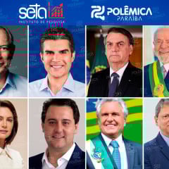 PRESIDENCIÁVEIS NA PARAÍBA: Pesquisa Polêmica/Seta aponta Lula na liderança, com Bolsonaro em segundo