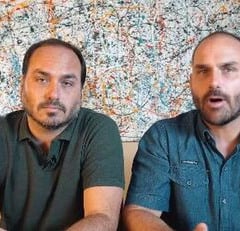 Moraes cancela depoimentos de Eduardo e Carlos Bolsonaro em ação sobre tentativa de golpe