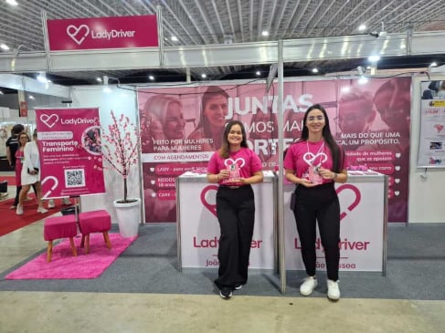 Aplicativo de transporte Lady Driver participa pela primeira vez da Multifeira