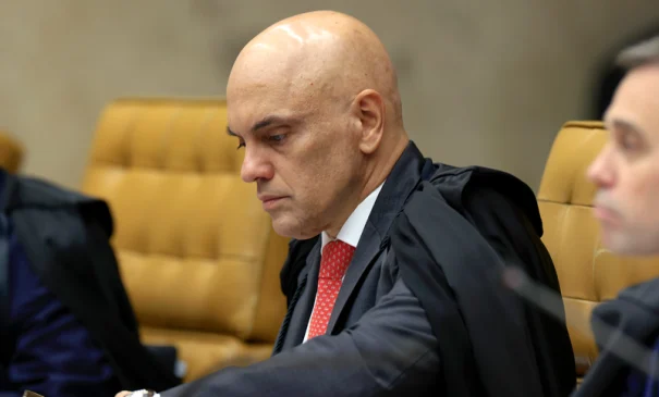 Sessão plenária do STF. Ministro Alexandre de Moraes retira sigilo da delação do ex-ajudante de ordens Mauro Cid. Foto: Rosinei Coutinho/STF