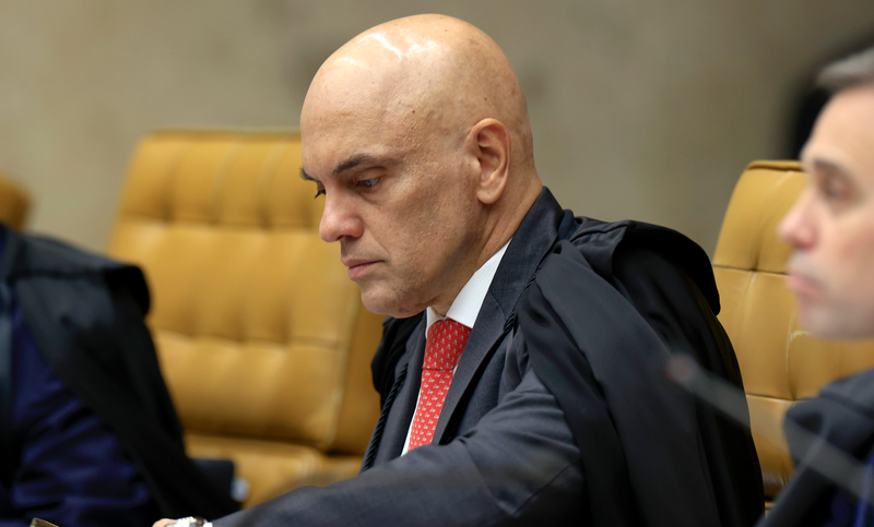 Sessão plenária do STF. Ministro Alexandre de Moraes retira sigilo da delação do ex-ajudante de ordens Mauro Cid. Foto: Rosinei Coutinho/STF