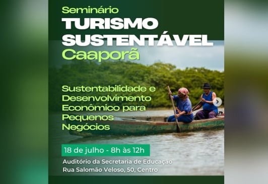 Caaporã sedia seminário sobre turismo sustentável voltado a pequenos negócios; saiba quando