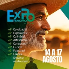 Cavalgada, torneiro leiteiro, palestras e exposição de animais são alguns dos atrativos da Expo Riacho 2025