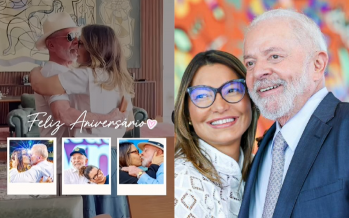 Lula celebra aniversário de Janja com homenagem romântica nas redes sociais
