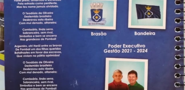 Justiça condena ex-prefeito de Pombal por usar imagem pessoal em material escolar da rede pública