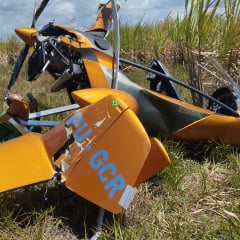 SUSTO: Aeronave faz pouso forçado em canavial de Santa Rita