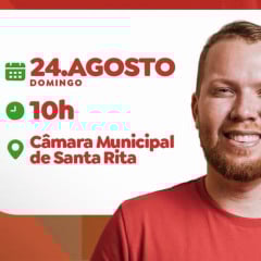 Vereador David Santana assume diretório municipal do PT em Santa Rita neste domingo