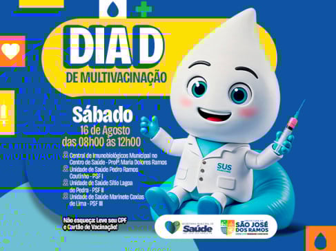 São José dos Ramos realiza “Dia D” de Multivacinação neste sábado (16)