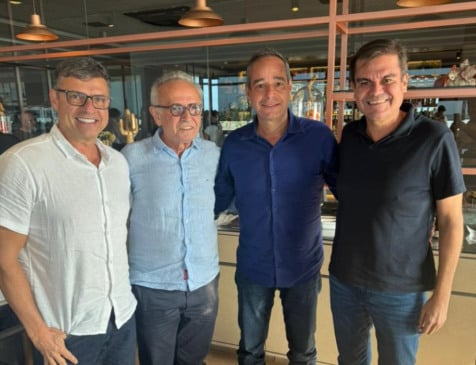 Durante visita a João Pessoa, Luís Tibé também oficializou convite a Mersinho Lucena para disputar reeleição à Câmara Federal